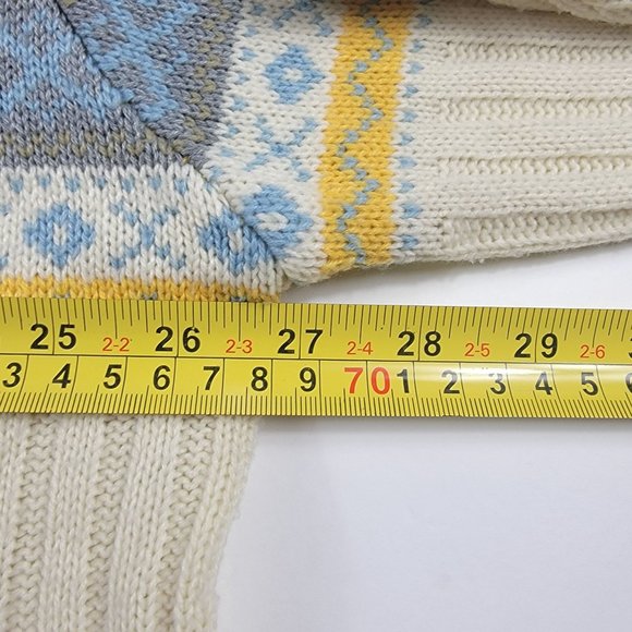 Enyce Winter Sports 1/4 Zip Beige Yellow Pull Over Winter Themed Adults XL - Picture 8 of 10